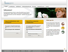 Tablet Screenshot of medicinkombination.dk